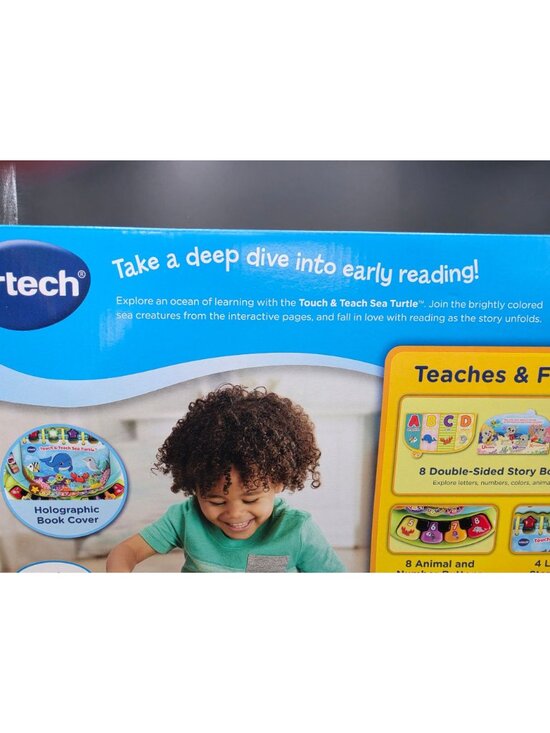 VTech Touch & Teach Sea Turtle Interactive Learning Toy - Picture 10 of 10